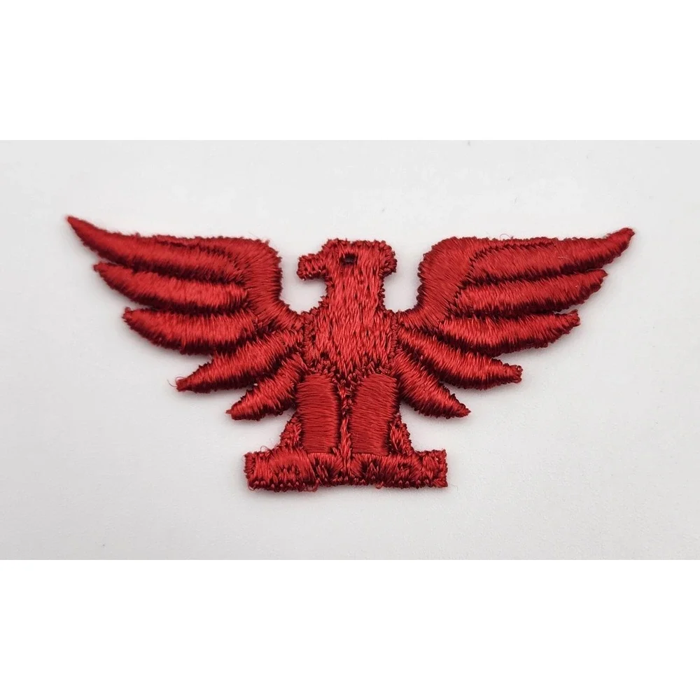 RED Spread Eagle‎ Phoenix Embroidered Sew On Applique Patch Embroidered